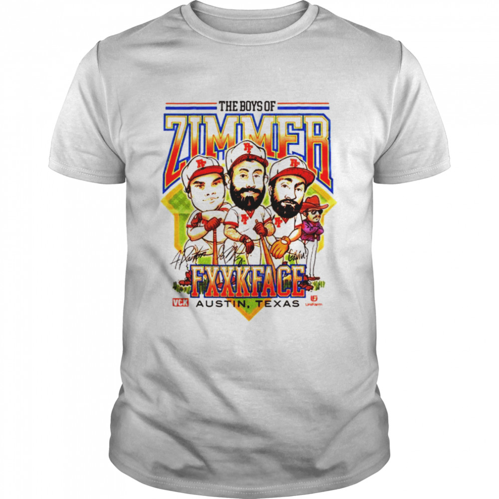 The Boys of Zimmer Team Flag Fxxkface shirt Classic Men's T-shirt