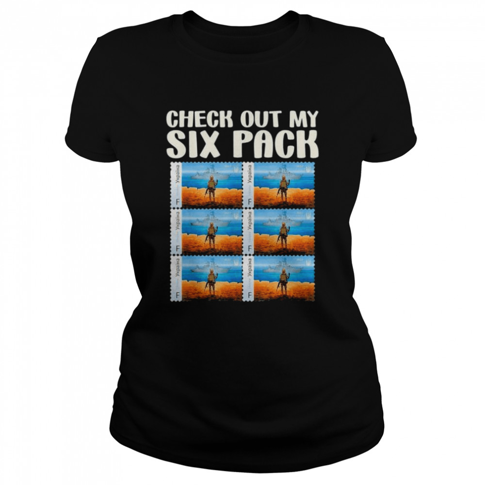 Check out my six pack Ukraine postage stamps shirt Classic Women's T-shirt