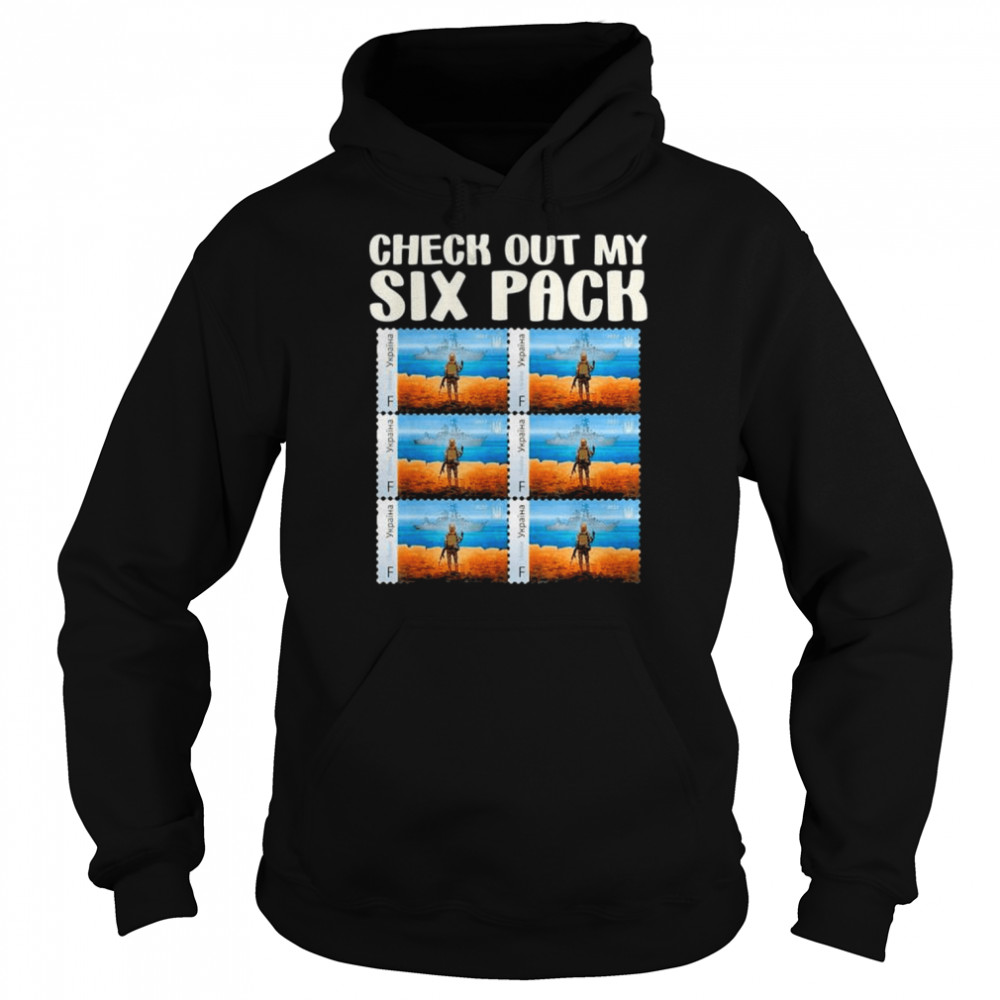 Check out my six pack Ukraine postage stamps shirt Unisex Hoodie