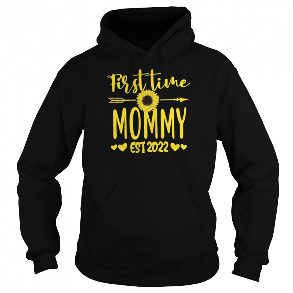 First time Mommy Est 2022 Mothers Day  Unisex Hoodie
