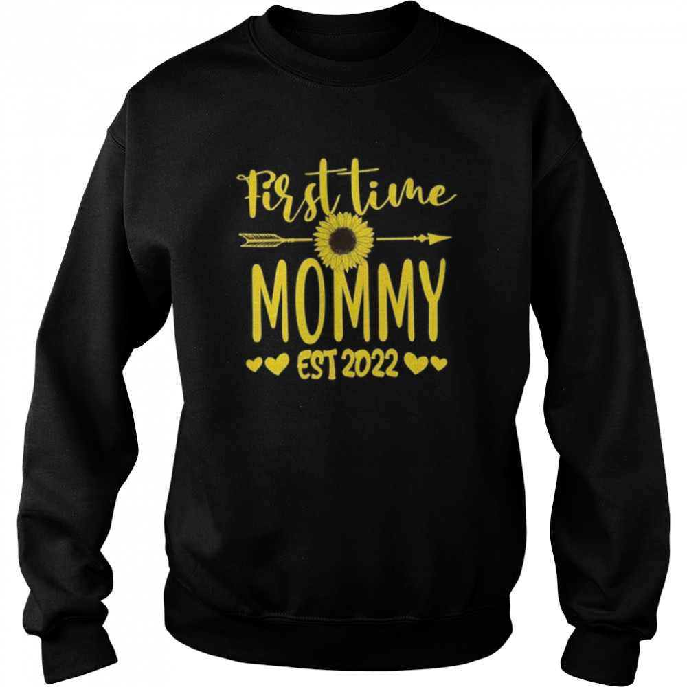 First time Mommy Est 2022 Mothers Day  Unisex Sweatshirt