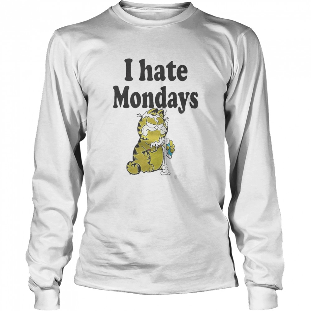 Garfield I hate Mondays T-shirt Long Sleeved T-shirt