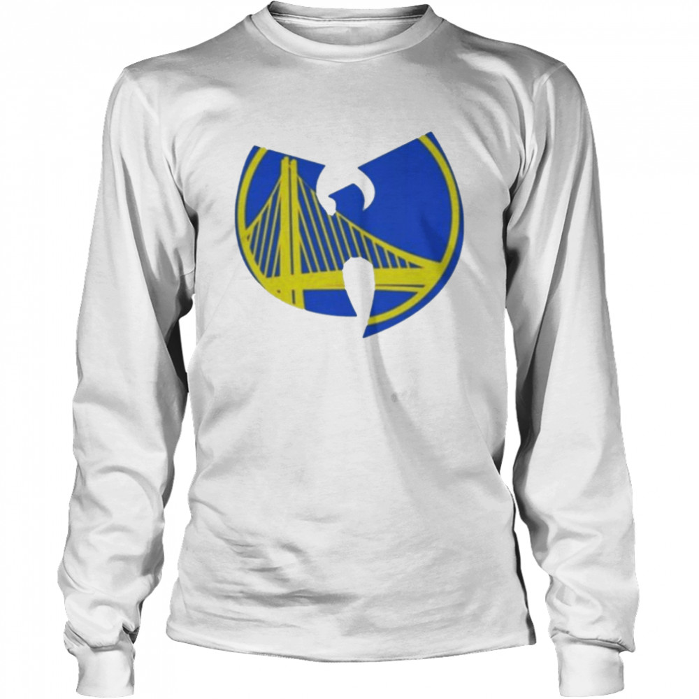 Golden State Warriors Wu Tang Logo 2022 Nba Playoffs T- Long Sleeved T-shirt