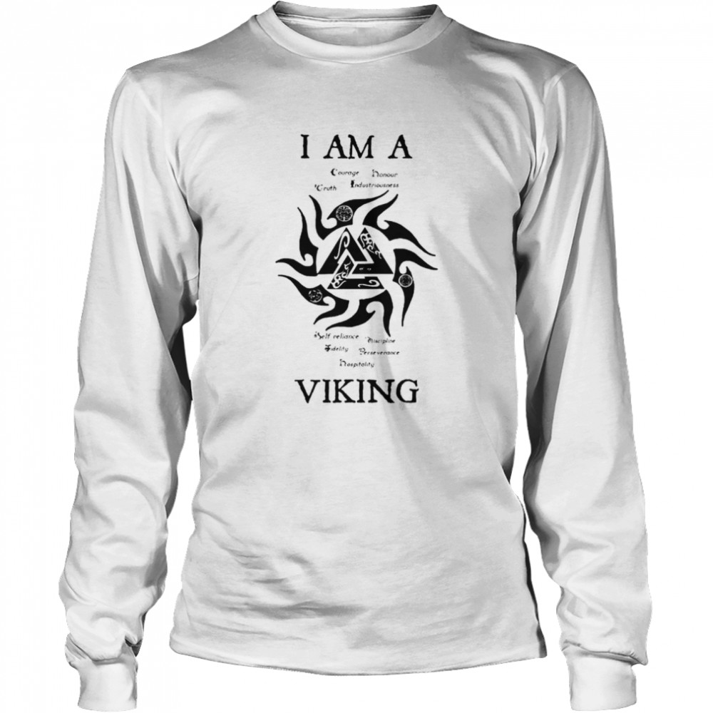 I am a viking valknut shirt Long Sleeved T-shirt