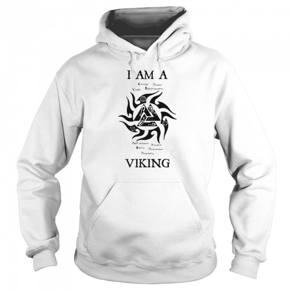 I am a viking valknut shirt Unisex Hoodie