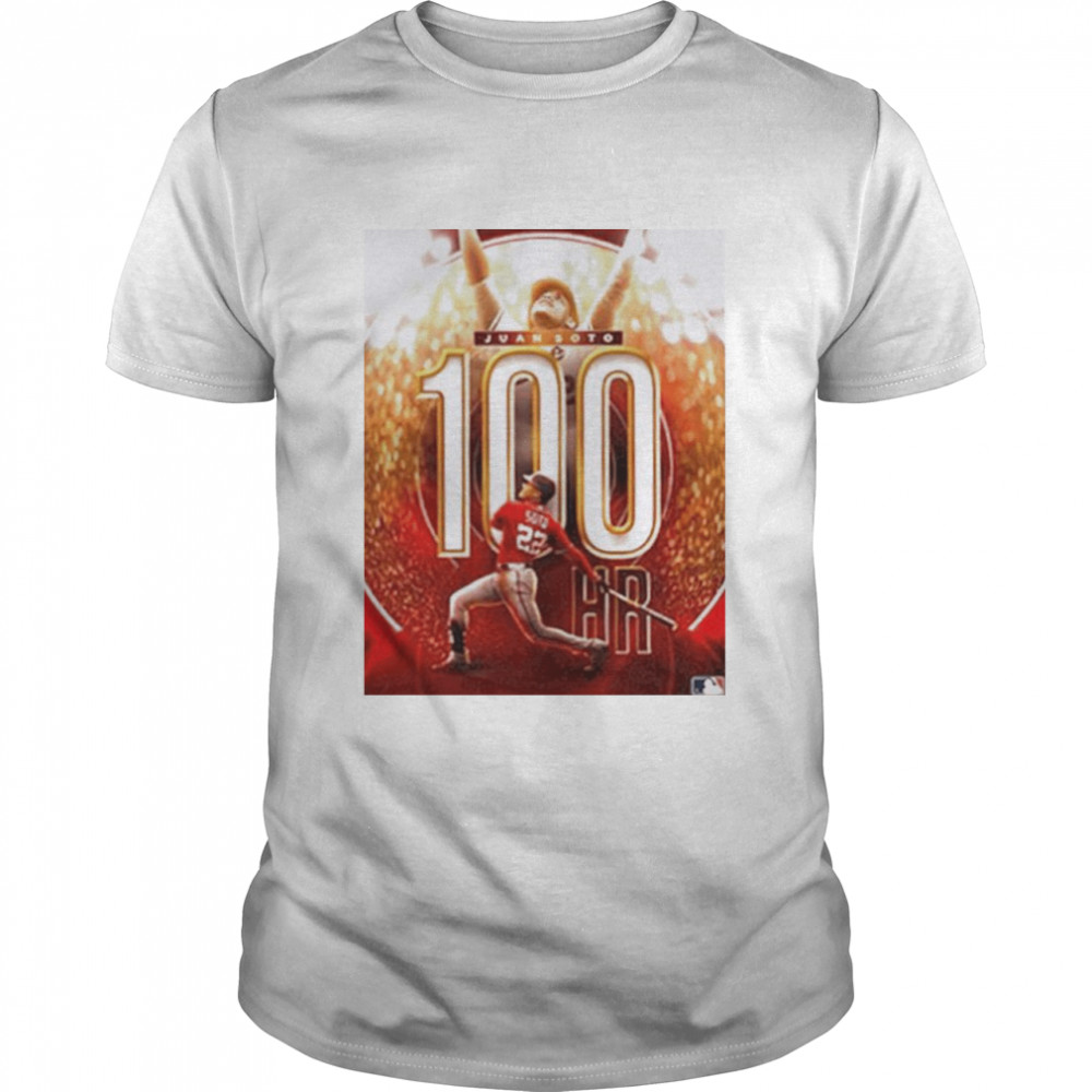 MLB Juan Soto 100 goals home runs shirt Classic Men's T-shirt