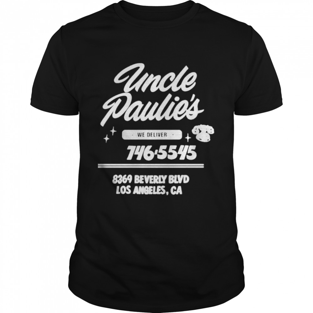 Pete davidson uncle paulie’s unclepauliesdelI shirt Classic Men's T-shirt