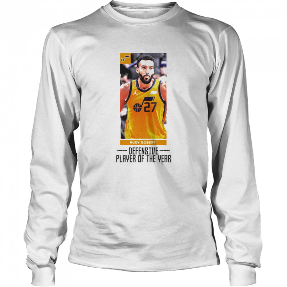 Rudy Gobert Defensive Player Of The Year T- Long Sleeved T-shirt
