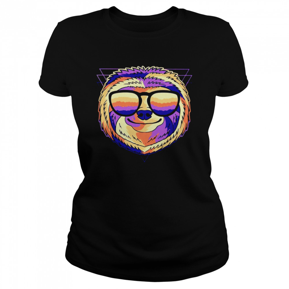 Sloth colorful shirt Classic Women's T-shirt