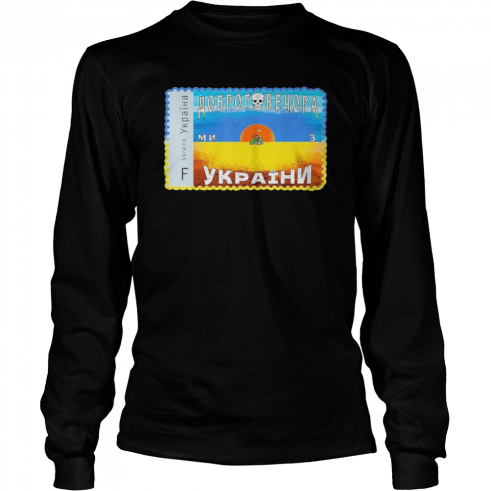 Ukrainian postage stamps 2022 postage stamps Ukraine shirt Long Sleeved T-shirt