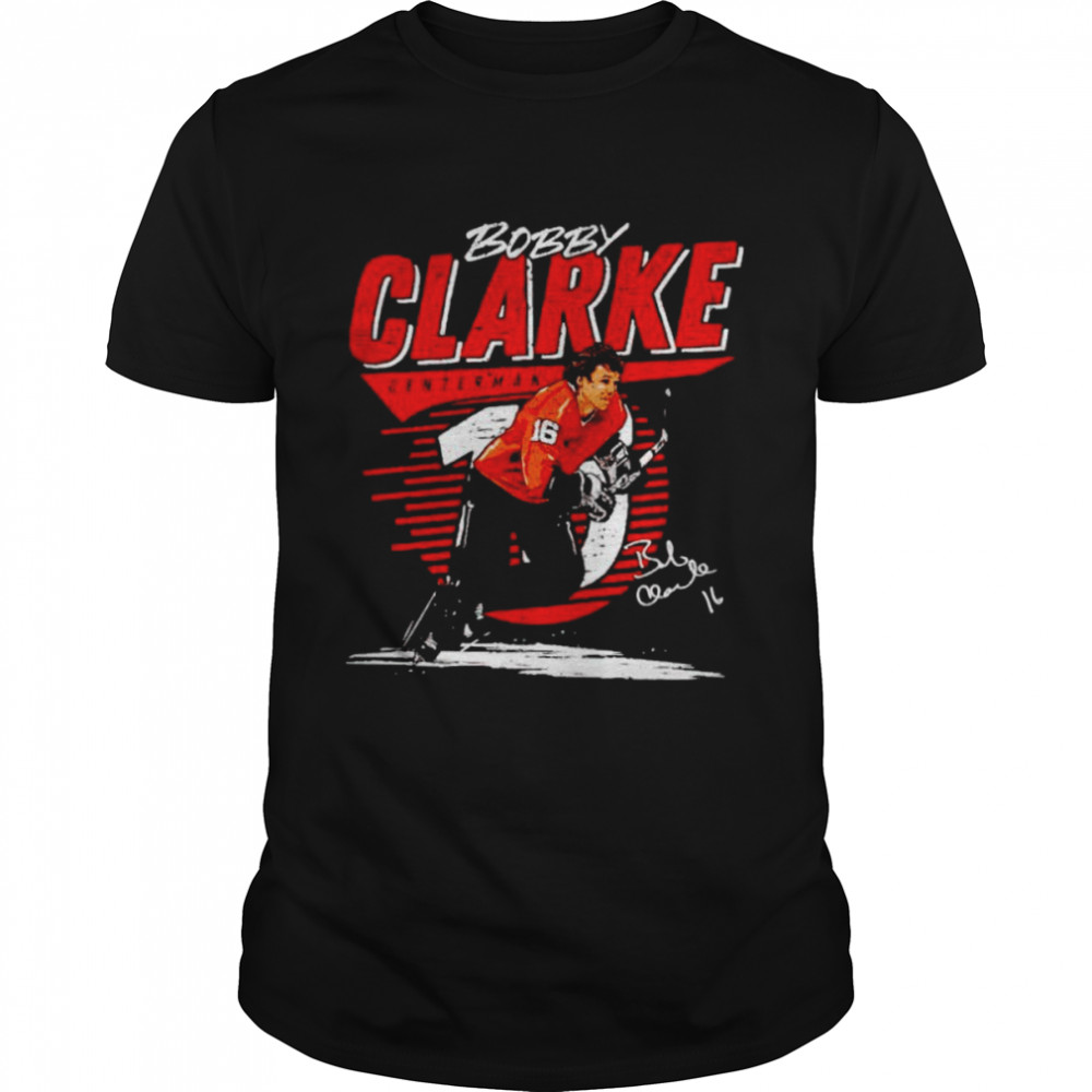 Bobby Clarke centerman signature shirt