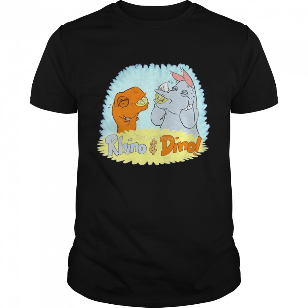 Rhino And Dino Sweet Lemon Smiles T-Shirt