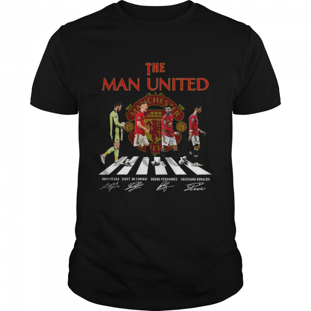 The Man United Abbey Road signatures shirt Classic Men's T-shirt