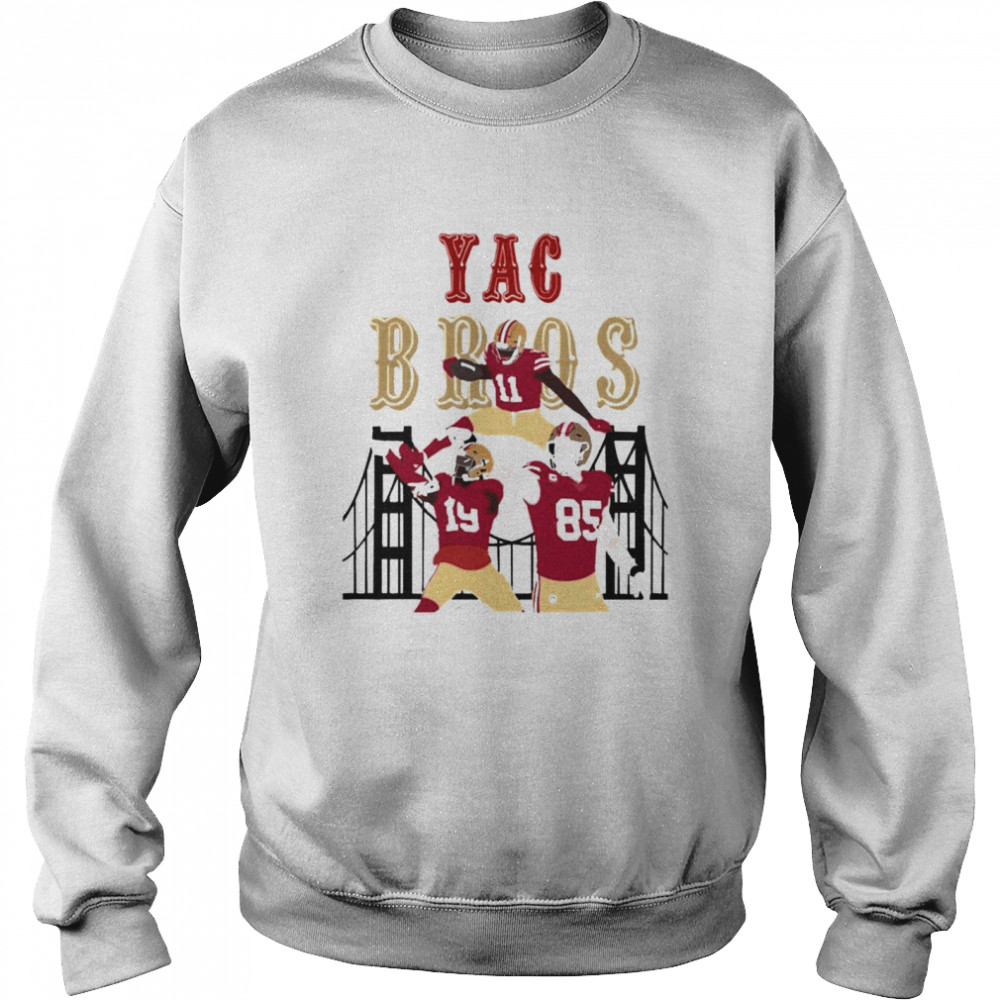 Kittle, Samuel, & Aiyuk YAC Bros Apparel - NFLPA Licensed - BreakingT