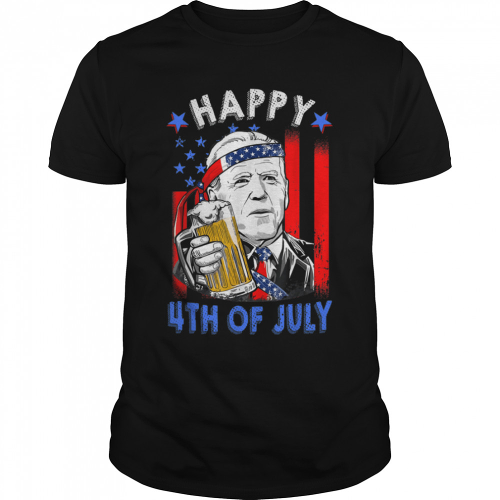 Happy 4th Of July Funny Joe Biden Confused 4th Of July T-Shirt B0B183VWY5