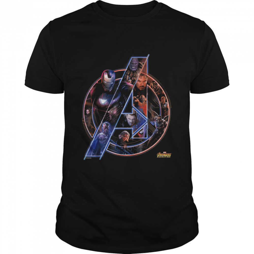 Marvel Avengers Infinity War Neon Team T-Shirt