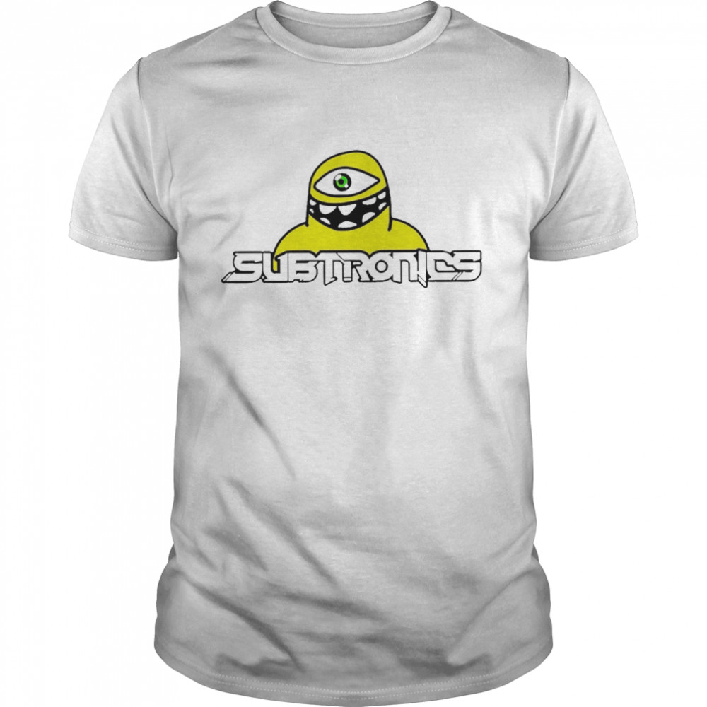Subtronics sticker logo T-shirt