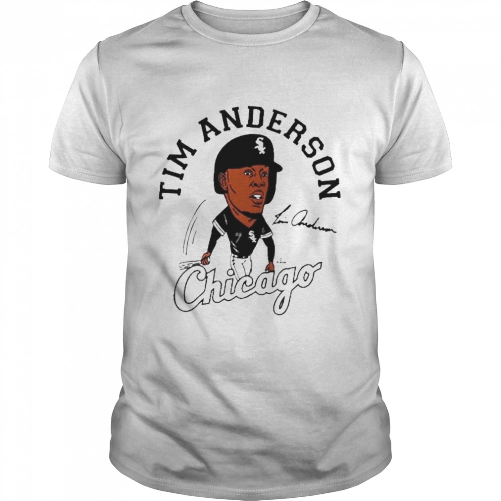 Tim anderson chicago white sox caricature shirt