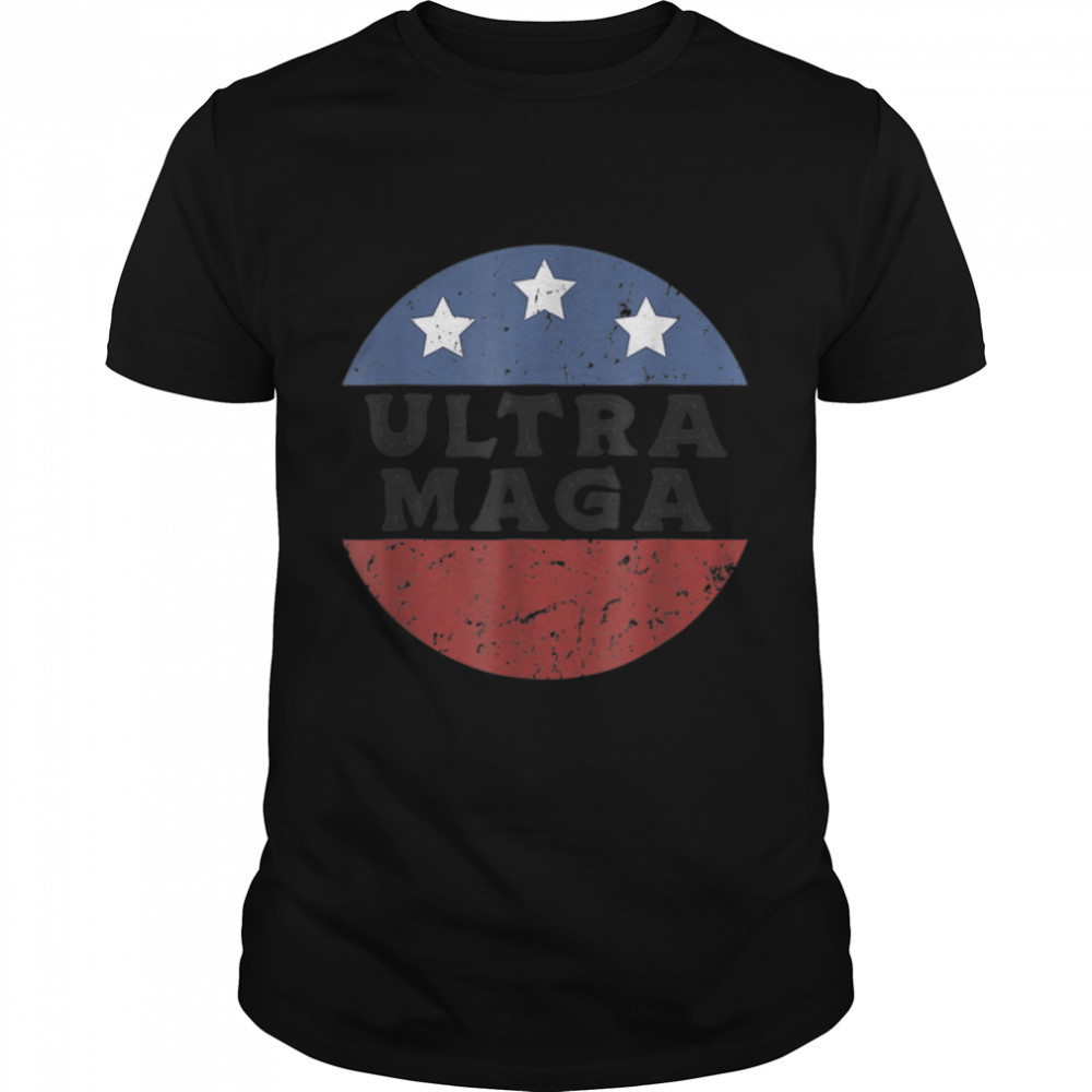 Ultra Maga Donald Trump Joe Biden Republican America Funny T-Shirt B0B18BDVCP