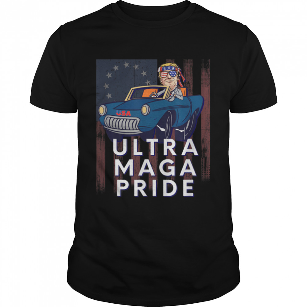 Ultra Maga Donald Trump Joe Biden Republican America Funny T-Shirt B0B18HGX6J