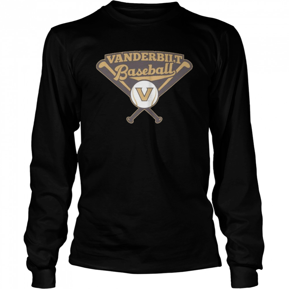 Vanderbilt Commodores baseball shirt Long Sleeved T-shirt