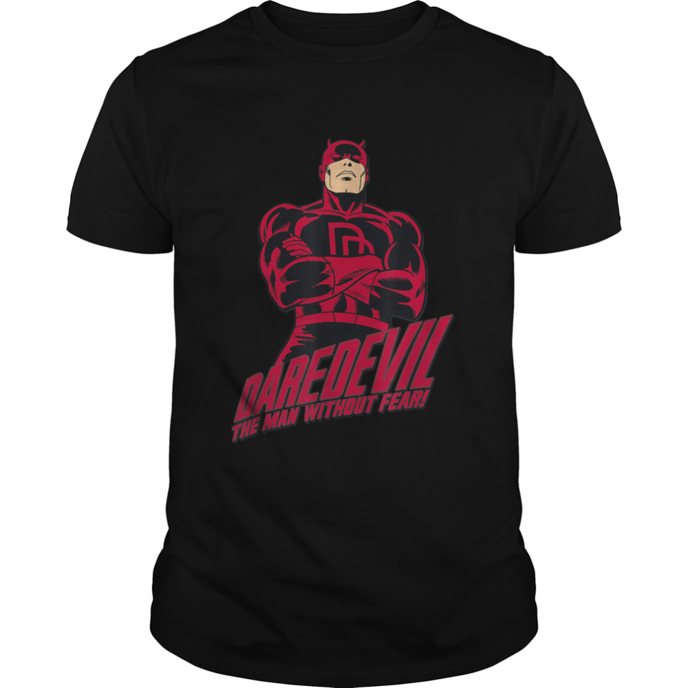 Daredevil Superhero Man Without Fear Graphic T-Shirt