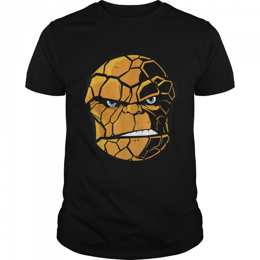 Marvel Fantastic Four The Thing Big Face T-Shirt