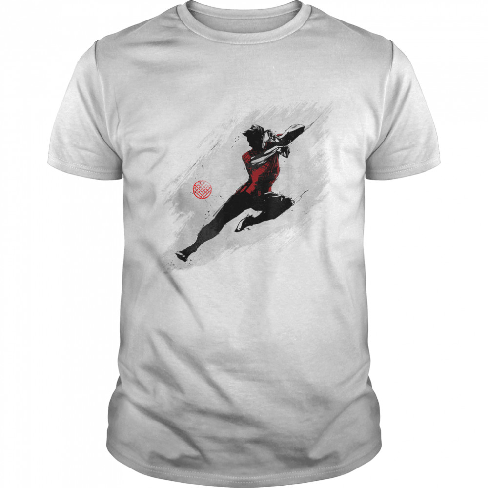 Marvel Shang-Chi and the Legend of the Ten Rings Ink Drawing T-Shirt