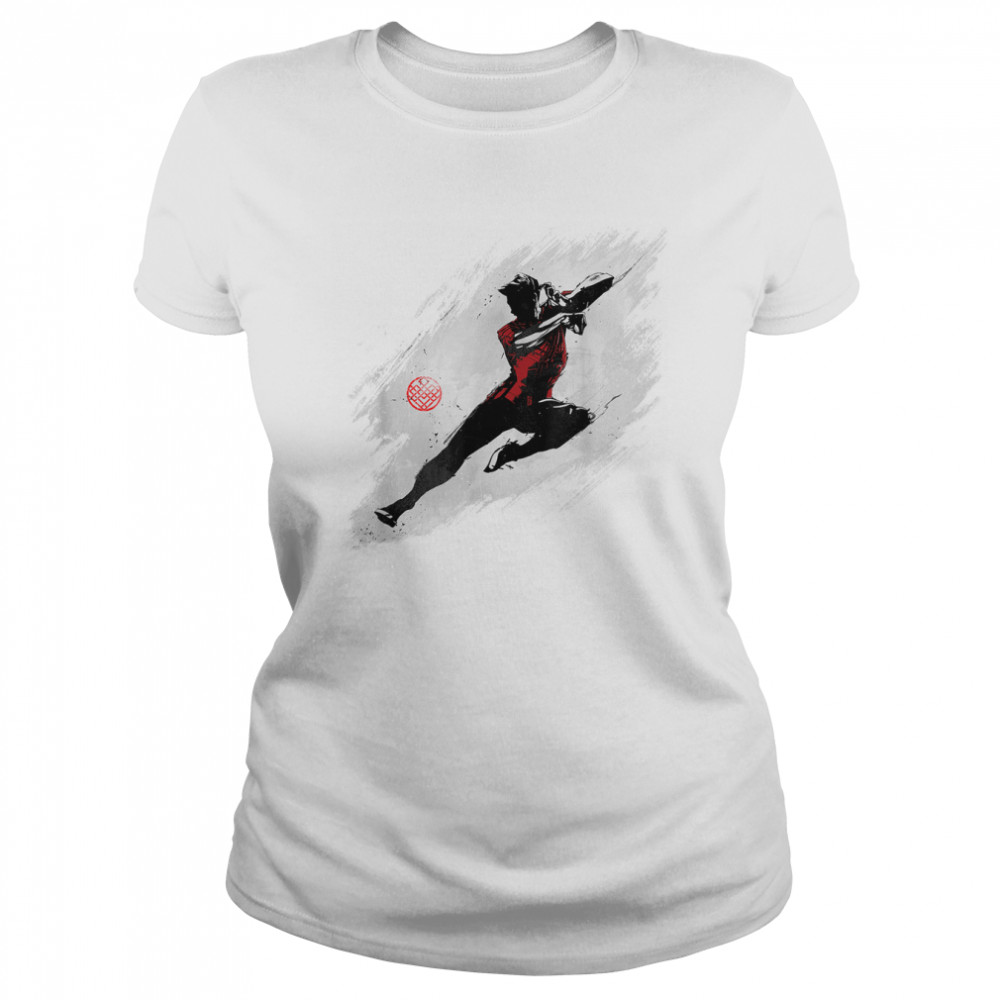Marvel Shang-Chi and the Legend of the Ten Rings Ink Drawing T- Classic Women's T-shirt