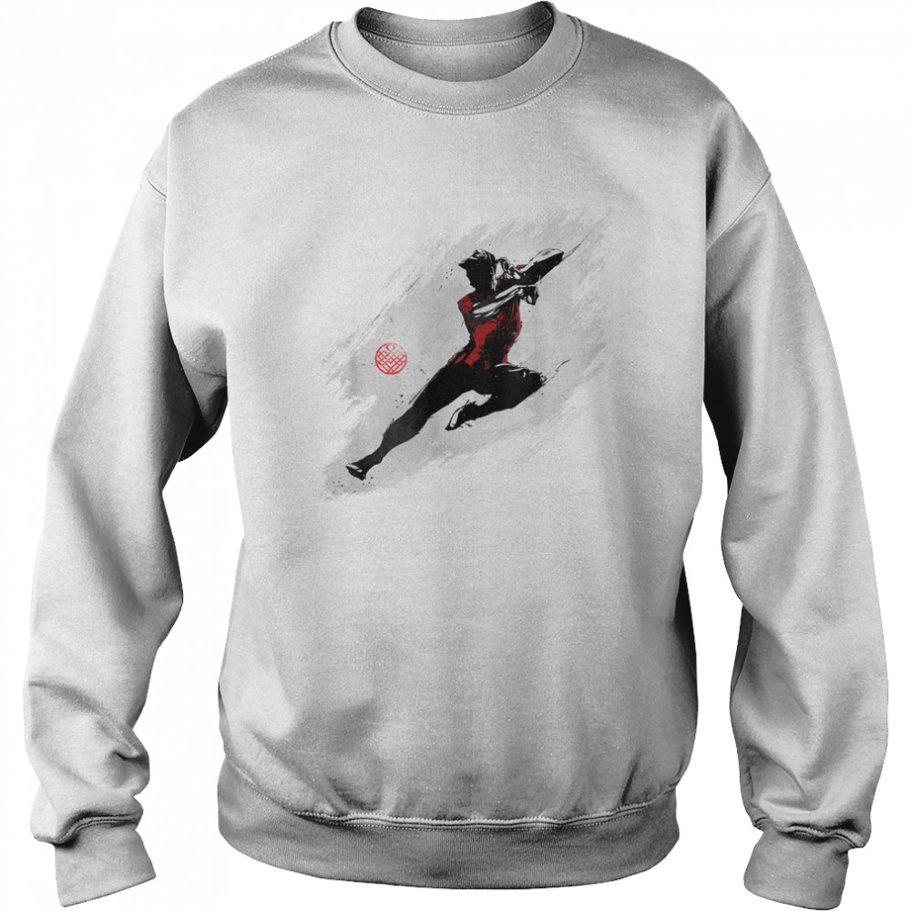 Marvel Shang-Chi and the Legend of the Ten Rings Ink Drawing T- Unisex Sweatshirt
