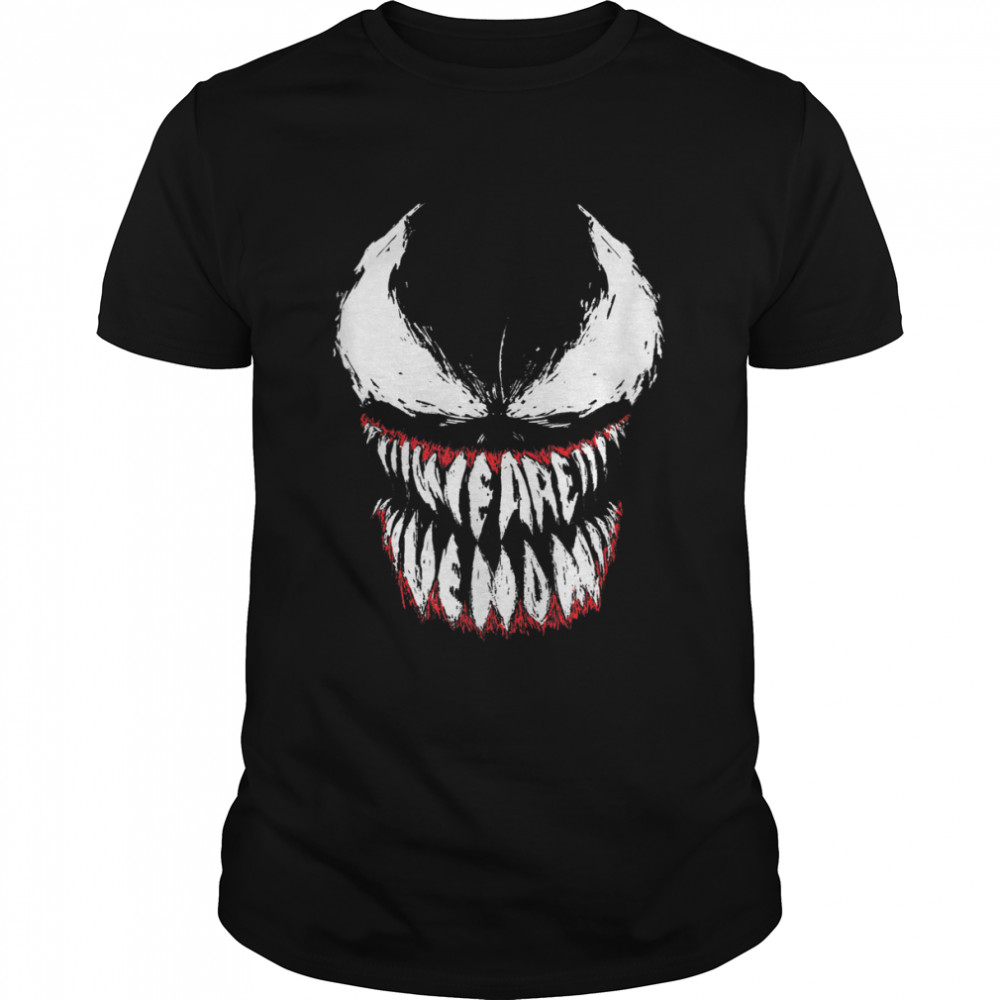 Marvel Venom We Are Venom Face Grin T-Shirt T-Shirt