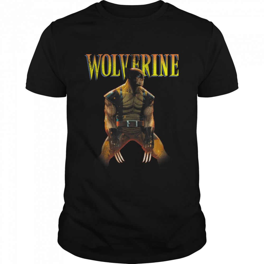 Marvel X-Men Wolverine Side Profile Logo T-Shirt