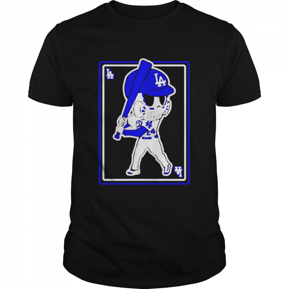 skeleton player Los Angeles Dodgers tarot shirt