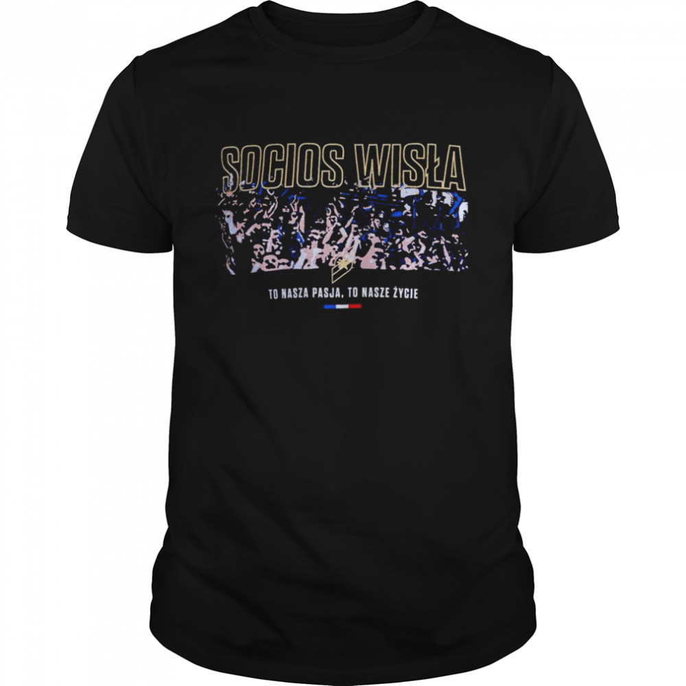 Socios Wisla czarny T-shirt