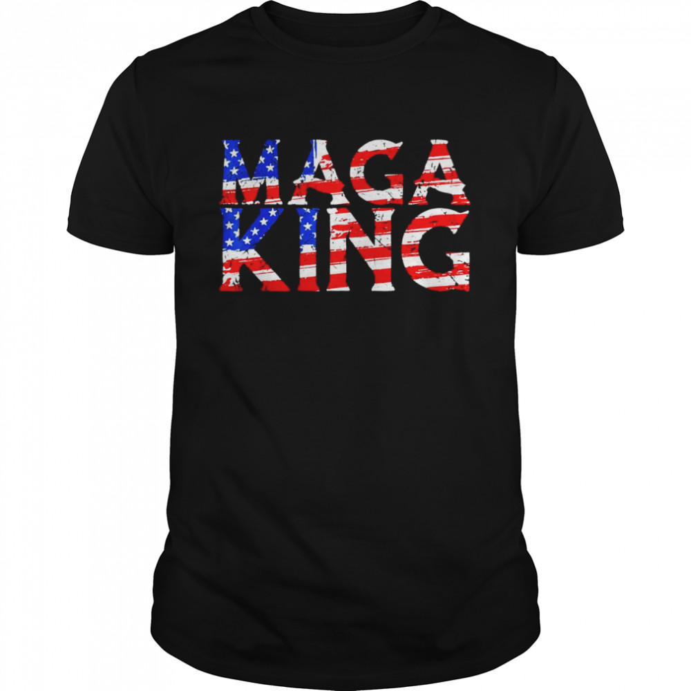 Maga King American flag shirt Classic Men's T-shirt