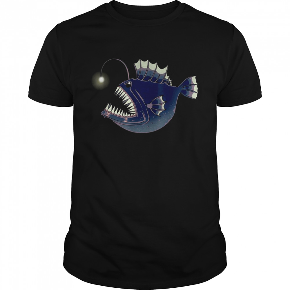 Anglerfisch Tiefsee Leuchtfisch Angler TaucherShirt Shirt