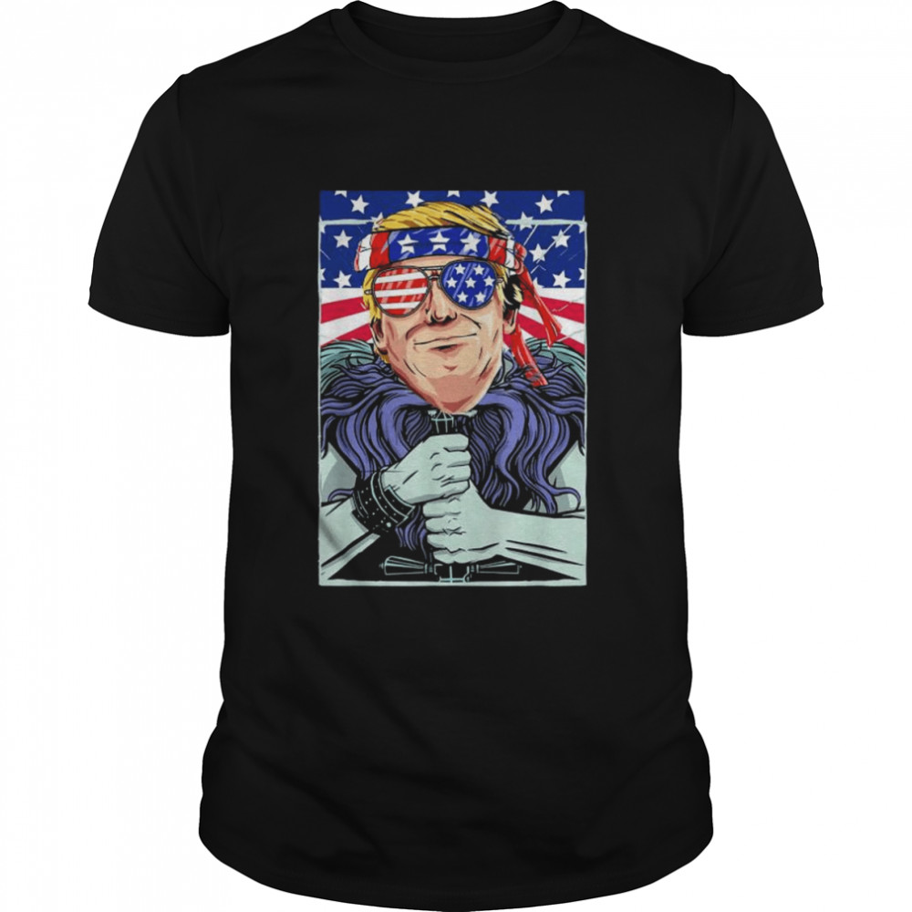 Great maga king American maga Trump ultra maga crowd 4th of july shirt
