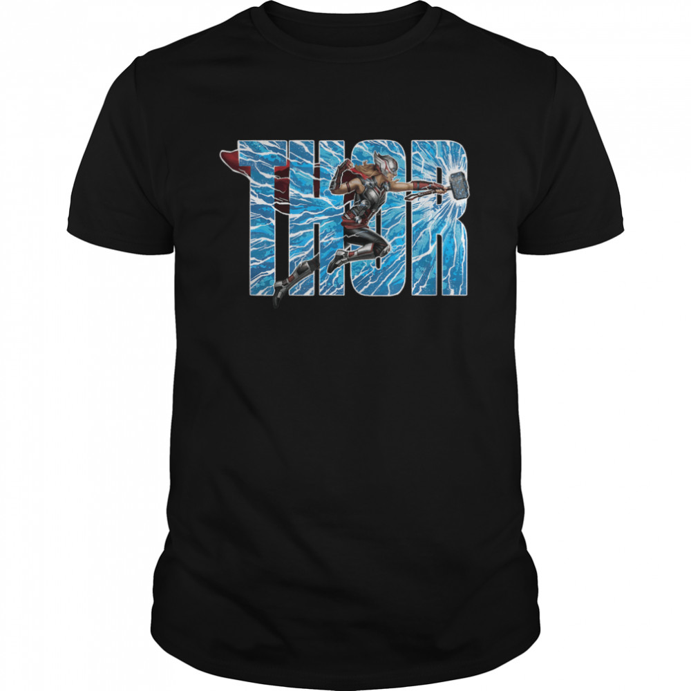 Love and Thunder Jane Foster Thor Logo T-Shirt
