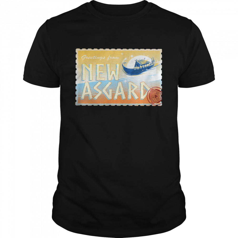 Love and Thunder New Asgard Postcard T-Shirt
