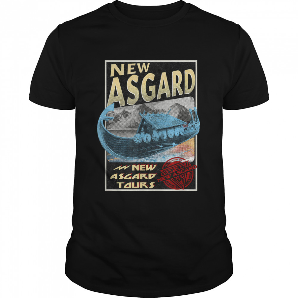 Love and Thunder New Asgard Tours Poster T-Shirt