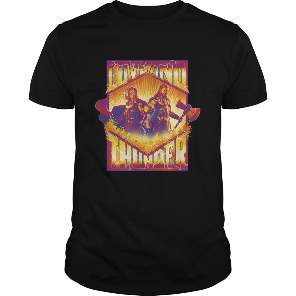 Love and Thunder Thor And Jane Poster T-Shirt
