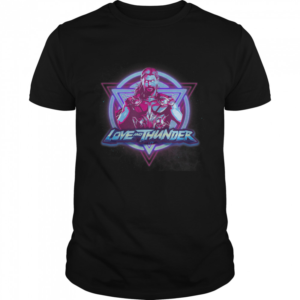 Love and Thunder Thor Cosmic Badge T-Shirt