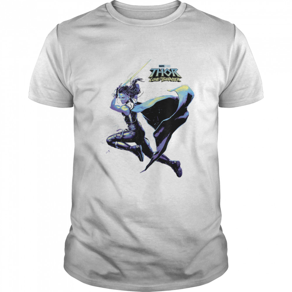 Love and Thunder Valkyrie Hero Poster T-Shirt
