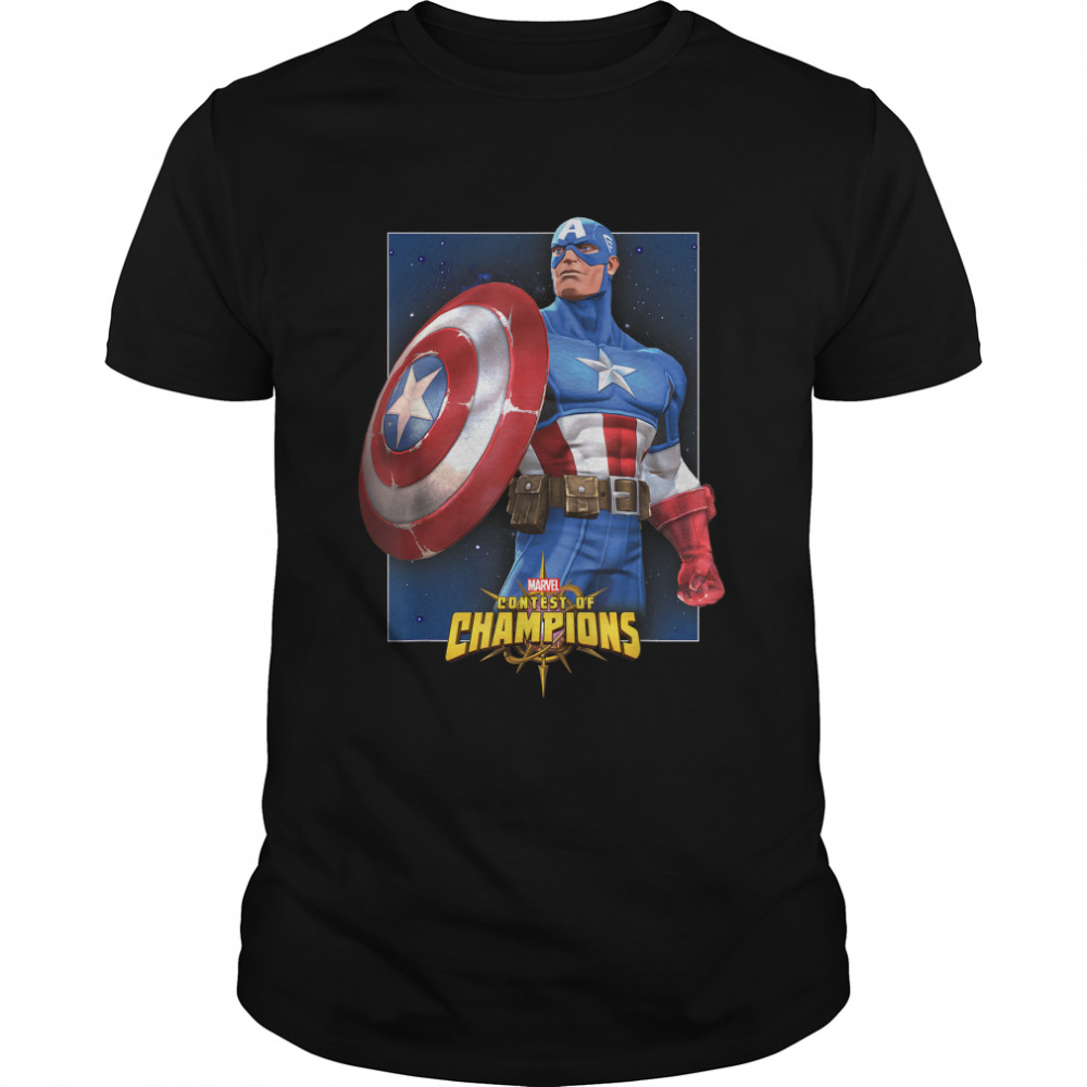 Marvel Contest of Champions Captain America Graphic T-Shirt