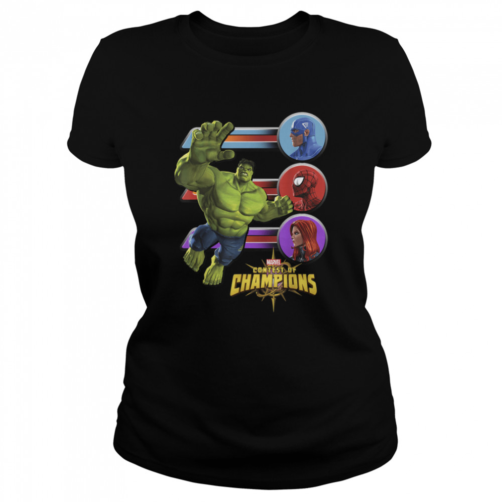 Marvel Contest of Champions Hulk Match Graphic T- Classic Women's T-shirt