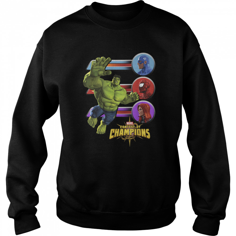 Marvel Contest of Champions Hulk Match Graphic T- Unisex Sweatshirt