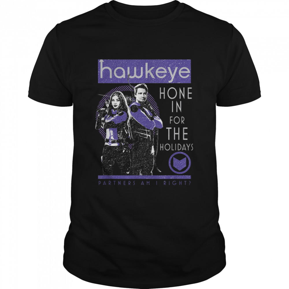 Marvel Hawkeye Hone In For The Holidays Poster T-Shirt