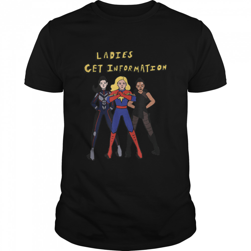 Marvel Ms. Marvel Super Heroes Ladies Get Information T-Shirt