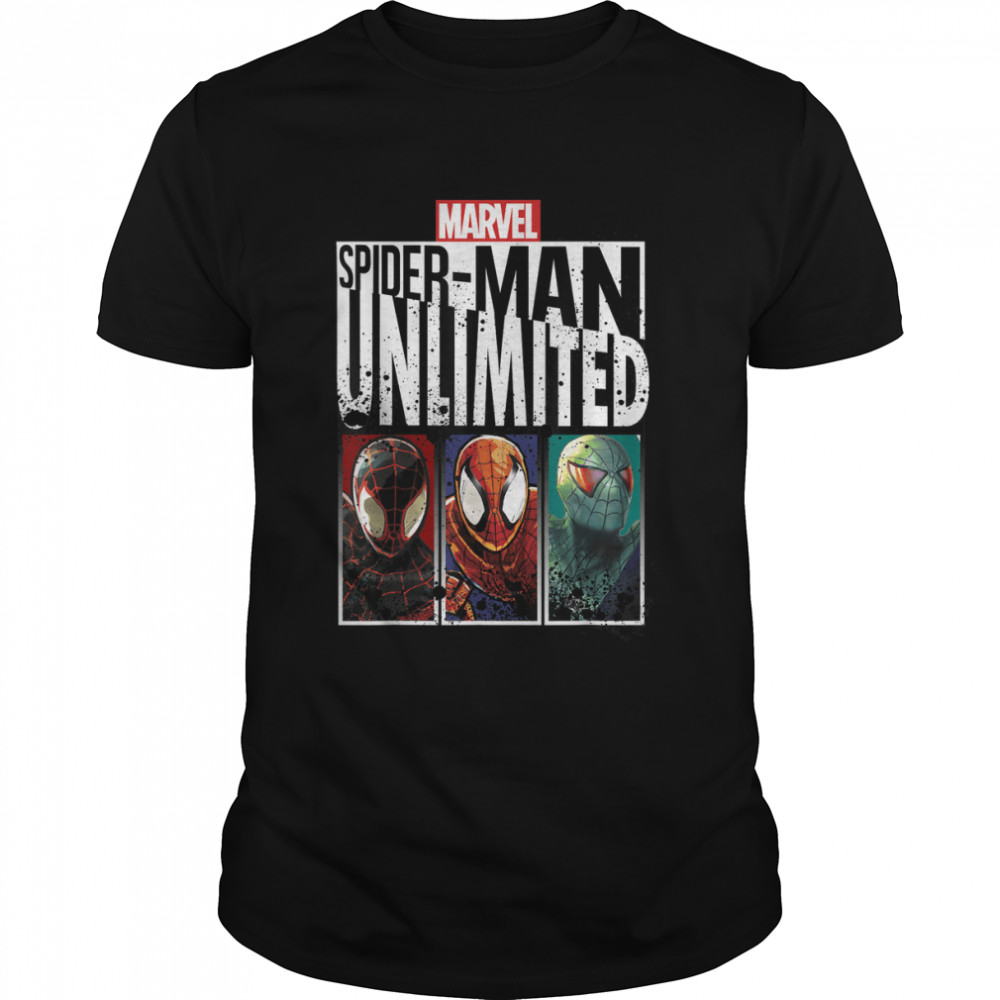 Marvel Spider-Man Unlimited Three Spiders Graphic T-Shirt