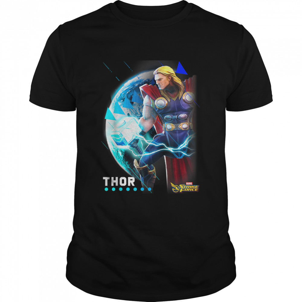Marvel Strike Force Mighty Thor's Thunder Graphic T-Shirt